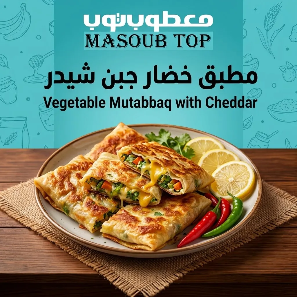 [M02017] مطبق خضار جبن شيدر